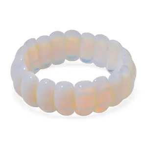 Opalite 300.00 ctw  Block Stretch Bracelet Christmas Gifts