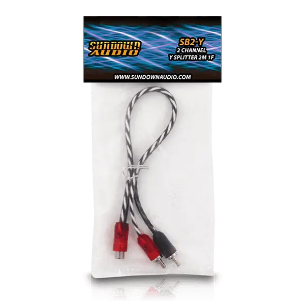 Sundown Audio SB2-Y 2-Channel RCA Y-Splitter