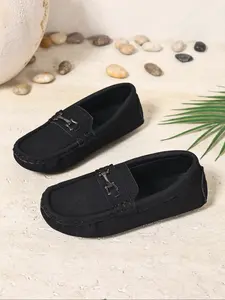 Unisex Kids Flat Loafer Shoes, Simple Slip-On Design, Comfortable Casual Footwear for Boys & Girls, Perfect for Daily Wear, Slip On Flats