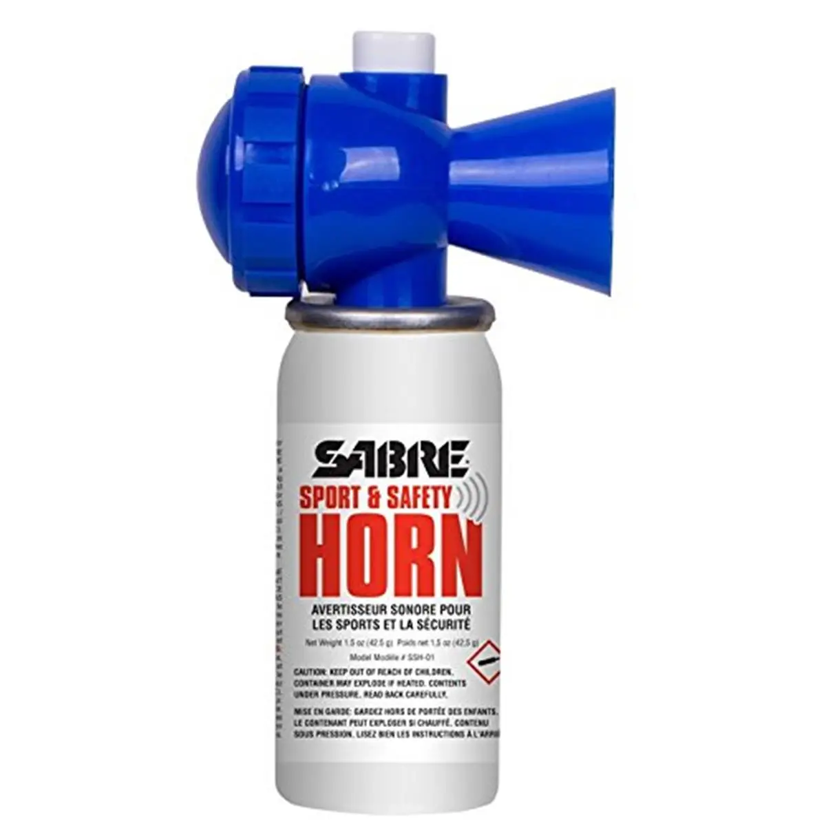 SABRE Sport & Safety Horn - Portable, Lightweight 115 dB Alarm for Boating, Car, Hiking, and Emergency Situations, Camping, Bicycle