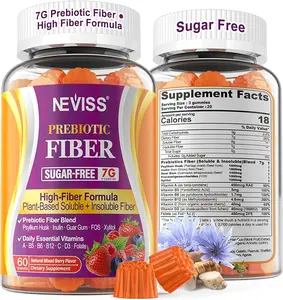 1Pack Fiber Gummies for Adults with Psyllium Husk, 7G(Soluble + Insoluble) Daily Prebiotic Fiber with Inulin, FOS, Guar Gum, Multivitamins for Daily Digestive Health, Regularity Gut Support,Sugar Free