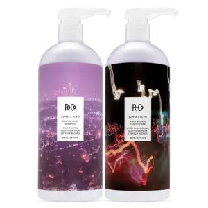 SUNSET BLVD Daily Blonde Shampoo + Conditioner Liter Set