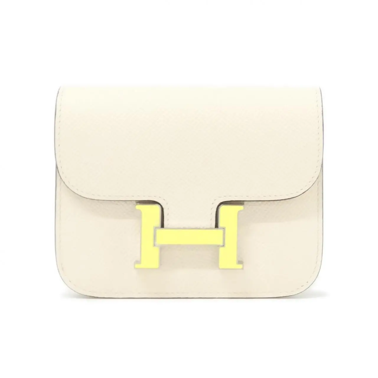 Pre-owned HERMÈS Calfskin Small Leather Goods Hermes Constance Slim Epsom Wallet