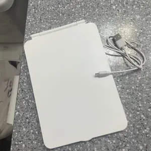 Fenchilin Portable LED Makeup Vanity Mirror with 60 Bright Lights 3X & 5X Magnification for Travel High-Definition Cosmetic Beauty Mirror