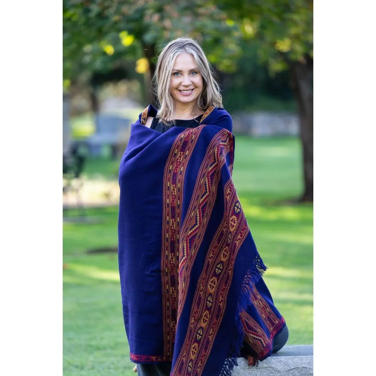 Meditation Shawl / Meditation Blanket / Prayer Shawl for Men Women (Energize)