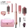 Mythsight 6 in 1 Hot air styler, Hair Dryer & Styler with Travel Case, Fast Drying, Auto Wrap Curls (L/R), Hair blow dryer brush, Smooth & Frizz-Free blowout, volumizing blowout, Perfect gifts for Women, Friend,Travel
