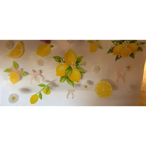 Lemon Bow UV DTF Cup Wrap