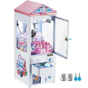 VEVOR Claw Machine, 0-3 Jaw Diameter 0-5 Jaw lifting, Crane Prize Grabber Commercial Arcade Game Toys, Cool Fun Grab-And-Win Machine w/ Light and Sound, Dispenser Vending Toy For Kids, Boys Girls