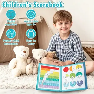 Magnetic Fraction Learning Book for Kids - Math Manipulative Toy for Fraction Comparison, Arithmetic, Interactive Educational Puzzle for Ages 3-8, Easter Homeschool Must-Have Fridge Sticker