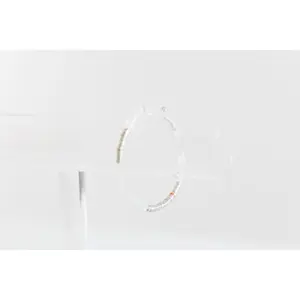clear silver cleo, 4mm
