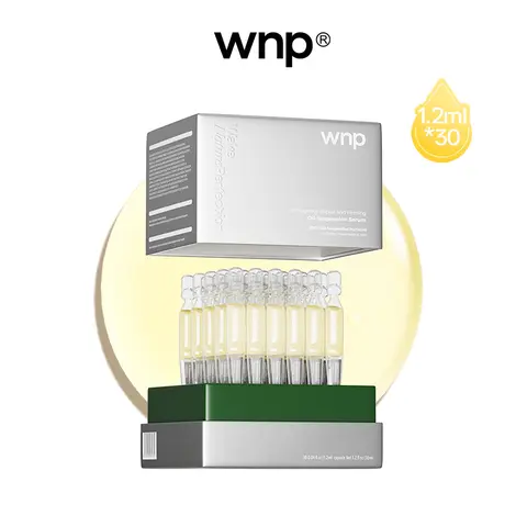 [WNP Official] Oil-Suspension Face & Skin Serum with 3 Types of Collagen, Anti-Aging Peptides, 3%squalane - Repairs Barrier, Reduces Dryness & Redness, Locks Moisture, Firms, Smooths Fine Lines, Dry/Sensitive Safe Moisturizing Serum
