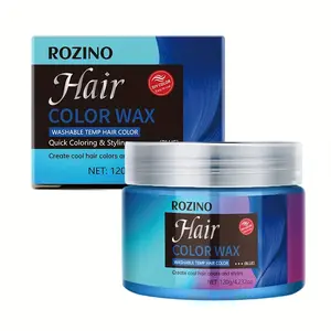 【Ten pack】ROZINO Hair Color Wax BLUE - Vibrant Blue Wax for Bold Hair Color - Easy Application & Consistent Result - Ideal for Achieving a Striking Blue Hue