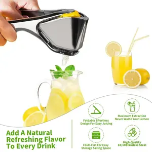 Stainless Steel Citrus Squeezer, Kitchen Fruit Utensil for Summer Vibes