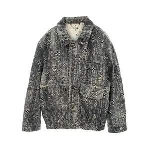 Pre-owned Louis Vuitton Cotton Small Leather Goods Monogram Denim Jacket