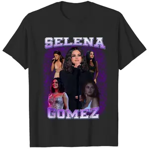 Selena Gomez Vintage T-Shirt, Selena Gomez Retro Bootleg Rap T-Shirt