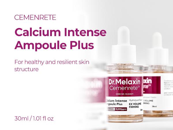 [Dr. Melaxin Official] Cemenrete Calcium Intense Ampoule Plus | Anti-aging, Elasticity, Volume | Korean Cosmetic | 30ml