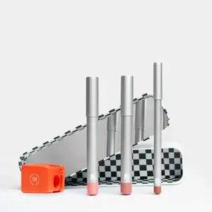 Sarelly Professional Lip Combo 5-in-1 Liner Lipstick Highlighter Case Sharpener Matte Finish Vegan Makeup Set