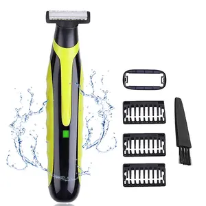 Electric Shaver for Men Rechargeable Razors Face and Body One Blade Trimmer Waterproof Wet & Dry