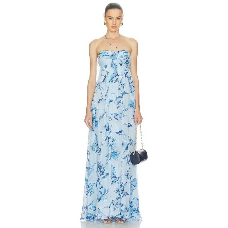 sherri hill blue floral dress - TikTok Shop