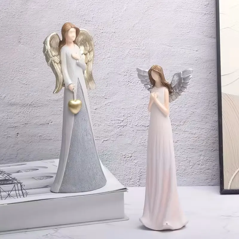 one pc resin agel decroration
