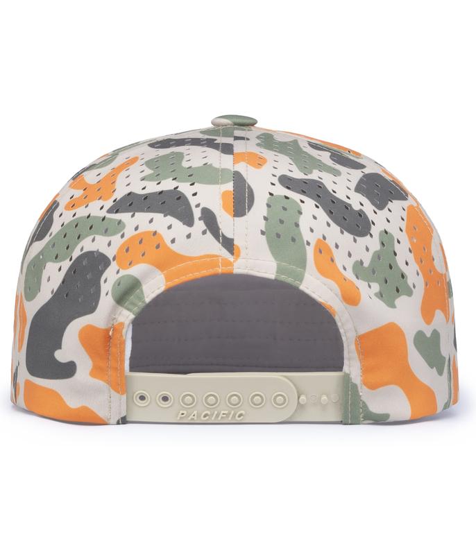 Orange Blaze Duck Camo Duck Hat