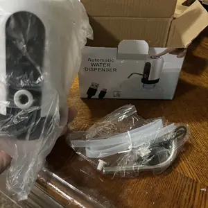 5-Gallon Water Bottle Dispenser (White): USB-Charged Electric Automatic Pump, Suitable for Home, Office, Indoor & Outdoor