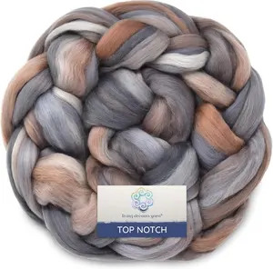 Superfine Merino Fiber for Spinning & Felting Super Soft Combed Top Roving in Stunning Color Blends