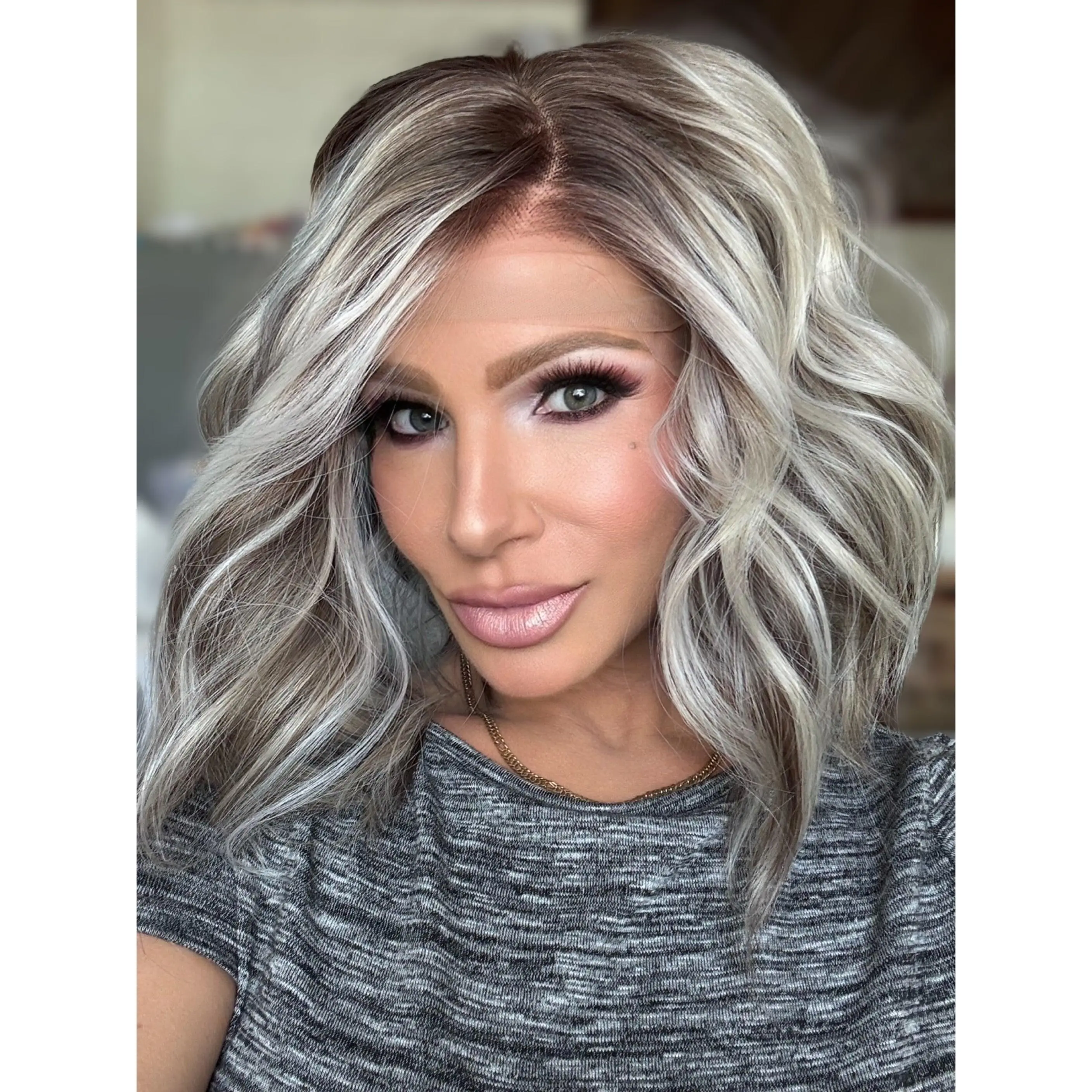 Sunday synthetic lacefront glueless wig