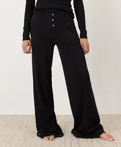 Women's Organic Dream Rib Wide Leg Lounge Pant