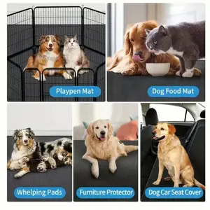 Pet Urine Mat Cat and Dog Waterproof Pet Washable Urine Mat  Strong suction thick waterproof pet training mat Puppy Playpen Pads