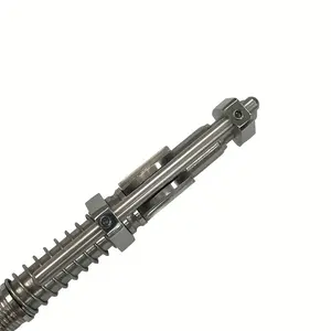 Stainless steel ballpoint pen EDC outdoor portable pen, pressure reducing spring, replaceable ballpoint pen core, manual creative mechanical sliding pen, outdoor writing tool