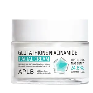 APLB LIPO GLUTA NIAC CEN 24.8% Glutathione Niacinamide Facial Cream 1.86 FL OZ- Hydrating Brightening Firm Look Care for Smooth Even Skin Texture Daily