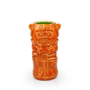 Geeki Tikis Star Wars Wicket Ewok Mug | Crafted Ceramic | Holds 14 Ounces
