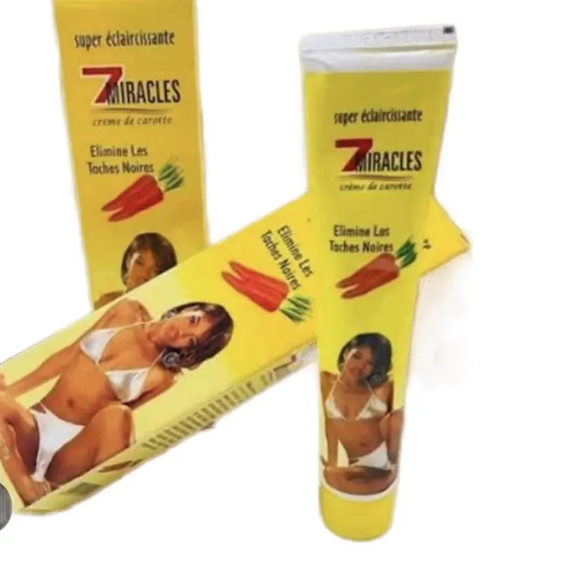 7 Miracles Super Éclaircissante Crème de Carotte Pack of 3 Eliminate Les Toches Noires for Skin Brightening