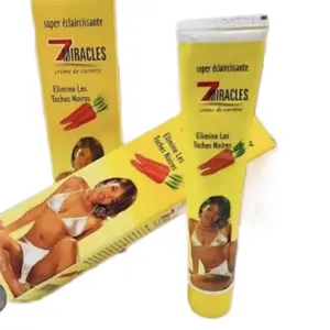 7 Miracles Super Éclaircissante Crème de Carotte Pack of 3 Eliminate Les Toches Noires for Skin Brightening