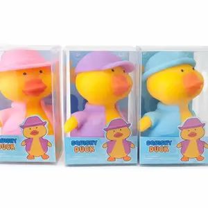 CVS Small Squishy Duck - One Color Random - Soft & Fun Stress Relief Toy - Ideal for Gift Giving & Collection - Perfect for Kids & Adults