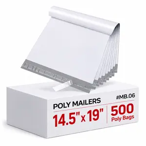 TP HTOWN Poly Mailers 14.5 x 19 Inches 500PCS – Self Seal Shipping Bags Waterproof Poly Mailing Envelopes for Small Business Packaging
