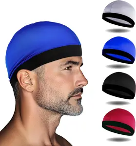 4Pcs Stocking Caps for Men - Silky Wave Cap for Sleeping - Soft Breathable Satin Durag Tyqour