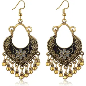 CHUNYANAN Bohemian Ethnic Retro Style  Tassel Dangle Drop Earrings For Women personalized Mexico Gypsy Dangle Earrings