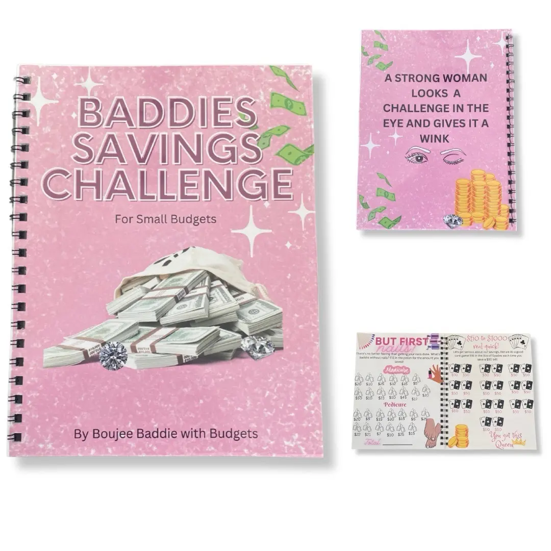 Baddies Savings Challenge Book Baddies Savings Challenge Book