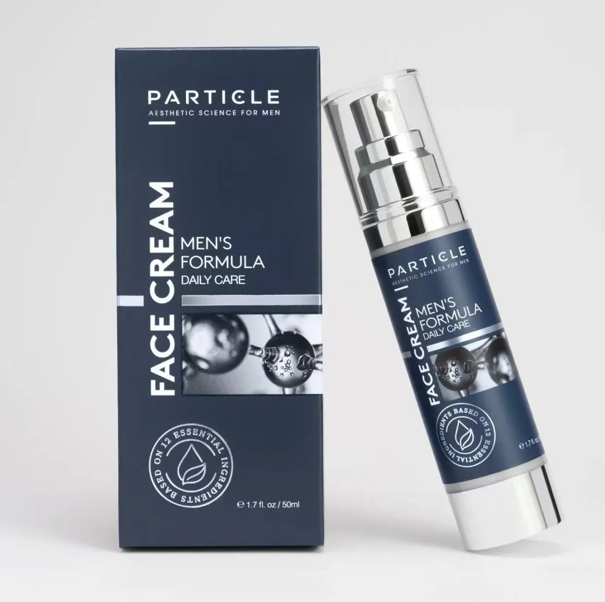 Particle Men's Formula Daily Care 6-in-1 FaceCream for MenAnti-Aging Moisturizer Reduces Wrinkles Dark Spots&EyeBags 1.7oz MoisturizingLightweight Moisturizing Brightening Facial t for Wor