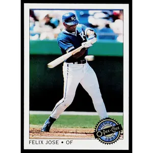 Felix Jose 1993 O-Pee-Chee Premier #128 Kansas City Royals