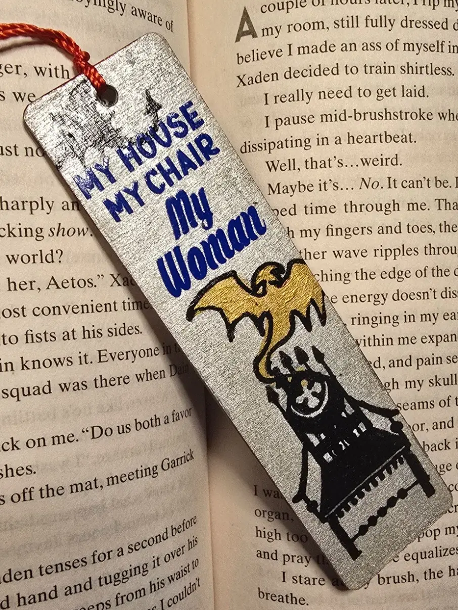 Fourth Wing Bookmarker - Simple Design, Ideal for Book Reader, Book Marker