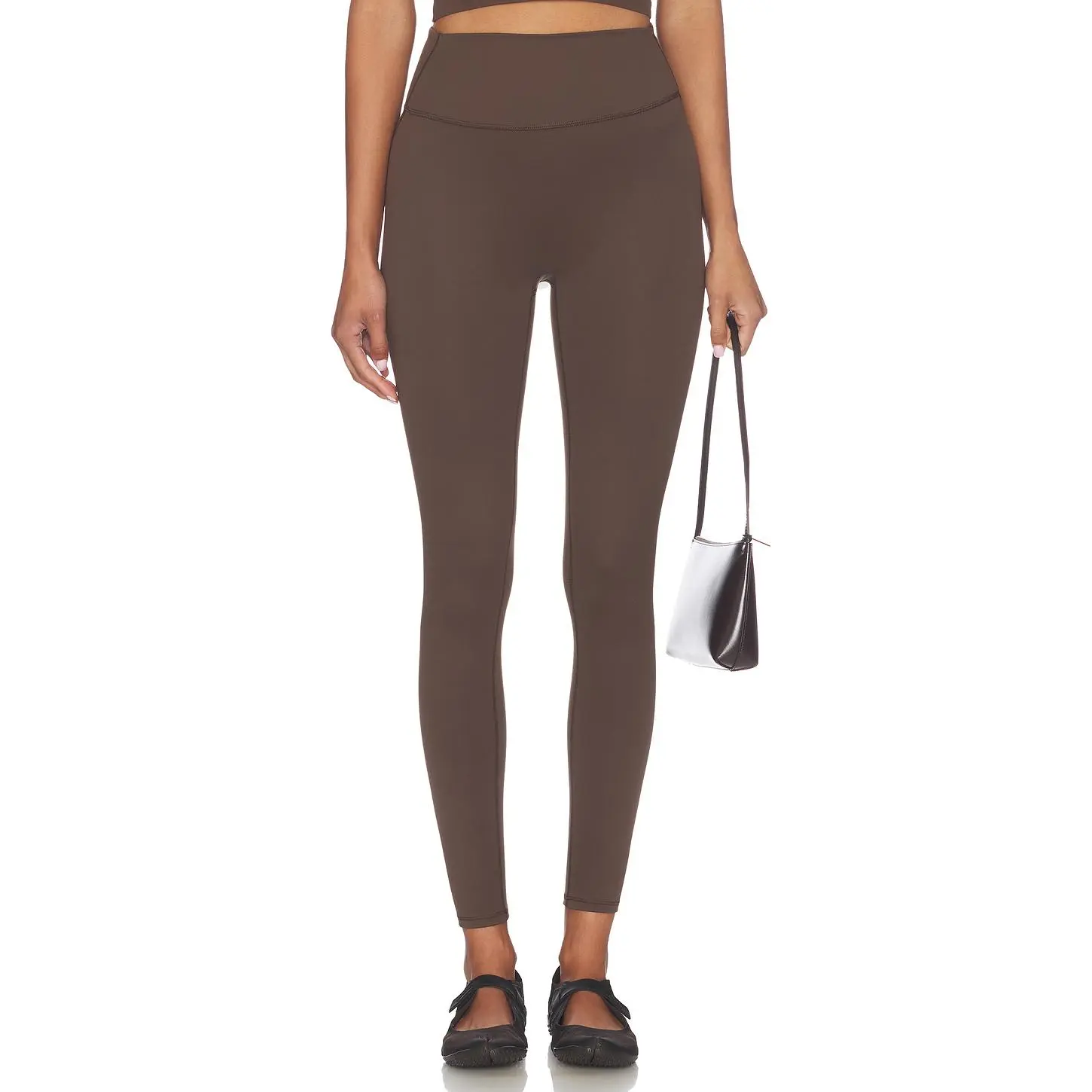 NikeSKIMS Matte 26 Inch Leggings in Dark Sepia
