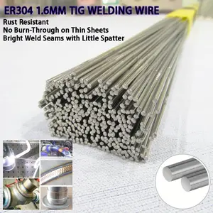 56pcs/78pcs Er304 Stainless Steel Rust Resistant Tig Welding Wire, Thin Plate Welding, Thin Sheets, Bright and Beautiful Seam, Easy to Operate for Beginners