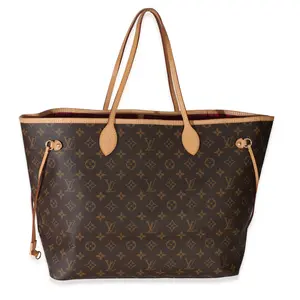 Pre-owned Louis Vuitton canvas Tote Bags NY155244 Monogram Neverfull Gm