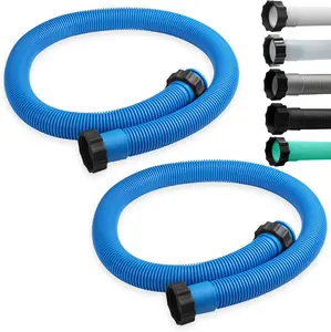 2 Pcs 1.5" Diameter 59" Long 29060e Above Ground Pool Pump Hose, Replacement for Filter Pump, Saltwater System, Sand Filters Accessories (Blue)