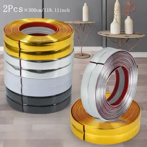 3m Self-Adhesive Wall Strip for Interior Home Decoration, Waterproof and Mould-Proof Trim for Living Room, Easy to Install and Enhance Decor