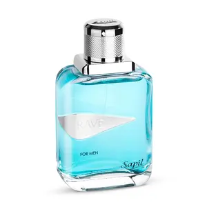 Sapil Rave 100 ml Eau De Toilette Men Long Lasting Fresh Spicy Aromatic Scent with Calabrian Bergamot & Pepper Notes for Daily Wear