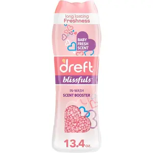 Dreft Blissfuls In-Wash Scent Booster Beads, Baby Fresh, 13.4 oz